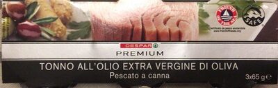 Tonno all’olio extra vergine di oliva front packaging