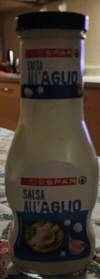 Salsa all'aglio front packaging