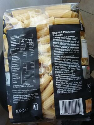 Tortiglioni Despar Premium front packaging