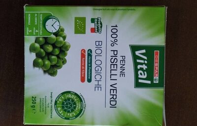 Penne 100 % PISELLI VERDI front packaging