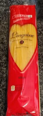 Linguine pasta di semola di grano duro front packaging