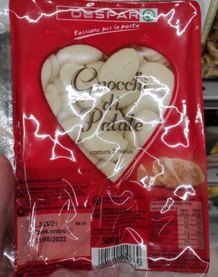 Gnocchi di patate front packaging