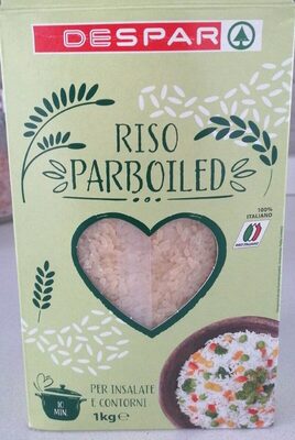 Riso parboiled front packaging