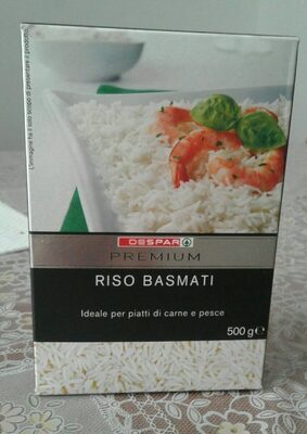 Riso basmati front packaging