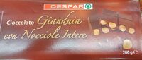 Cioccolato Gianduia con nocciole intere