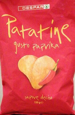 Patatine gusto paprika sapore deciso