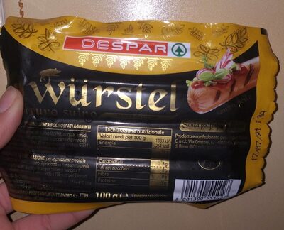 Wurstel front packaging