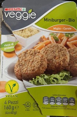 Miniburger miglio carote