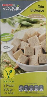 Tofu biologico al naturale