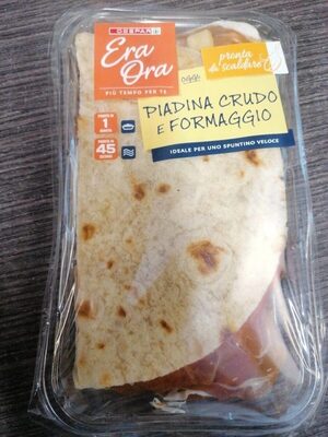 Piadina crudo e formaggio