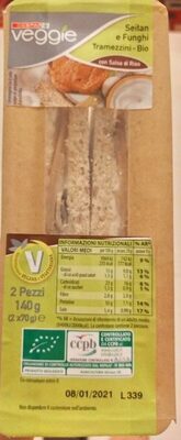 Tramezzino Seitan e Funghi