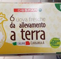 Uova fresche da allevamento a terra L