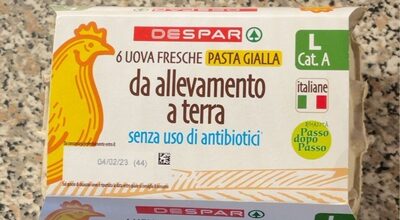 uova fresche pasta gialla