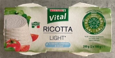 Ricotta light front packaging