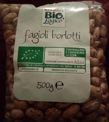 Fagioli borlotti front packaging