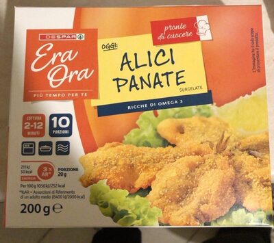Alici panate front packaging