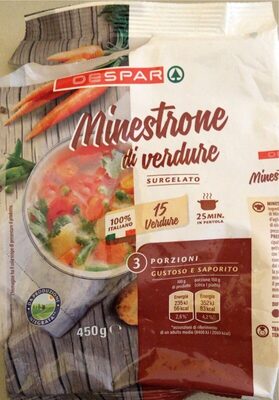 Minestrone di verdure surgelato