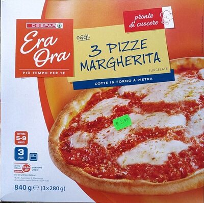 Era Ora 3 pizze margherita