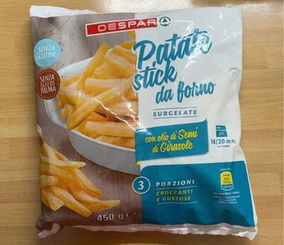 Patatine stick da forno