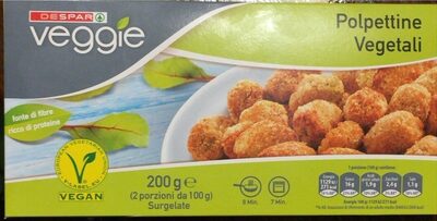 Polpettine Vegetali front packaging