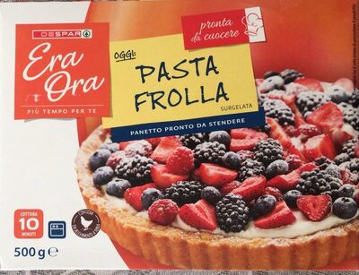 Pasta frolla surgelata