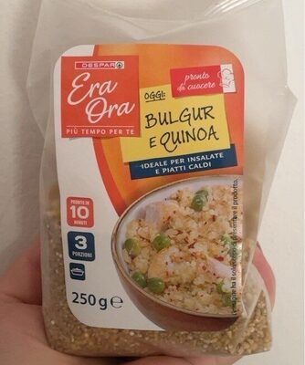 Bulgur e quinoa front packaging