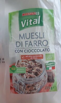 Muesli di farro con cioccolato
