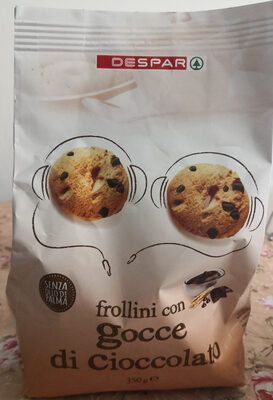 Frollini con gocce di cioccolato