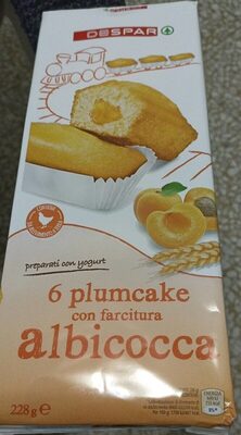 Plumcake con farcitura albicocca front packaging