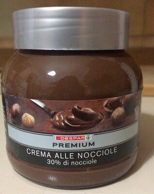 Crema alle nocciole front packaging