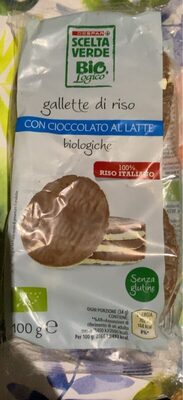 Gallette di riso con cioccolato al latte