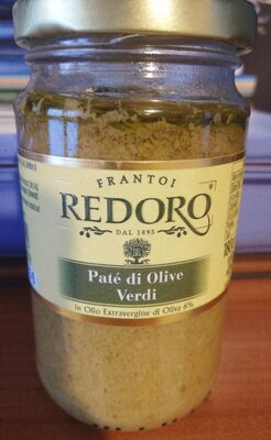 Paté di olive verdi front packaging