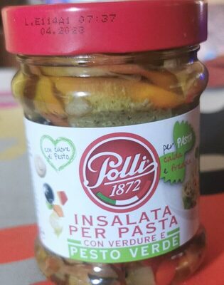 insalata per pasta con verdure e persto