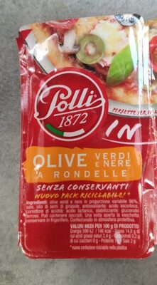 Olive nere e verdi a rondelle