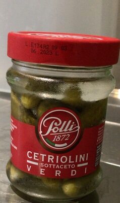 Cetriolini sottaceto verdi