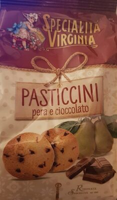 Pasticcini pera e cioccolato front packaging