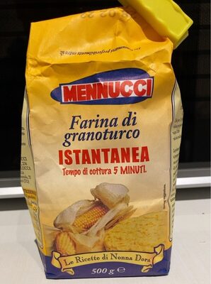 Farina di granoturco istantanea front packaging