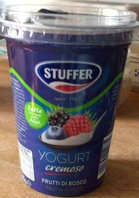 Yogurt cremoso frutti di bosco front packaging