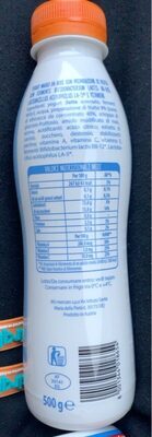 Yogurt magro da bere gusto albicocca front packaging