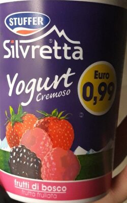 yogurt cremoso frutti di bosco