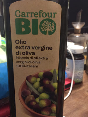 Carrefour Bio Olio extra vergine di oliva front packaging