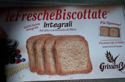 Le fresche biscottate front packaging