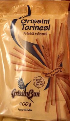 Grissini Torinesi front packaging