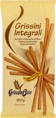 Grissini integrali front packaging