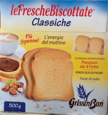 Le Fresche Biscottate front packaging