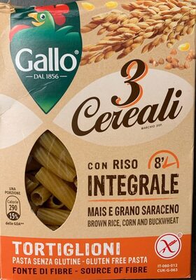 Tortiglioni con riso integrale