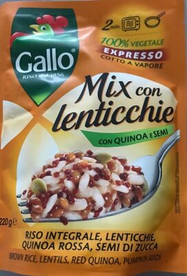 Mix con lenticchie front packaging