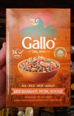 Riz Mix Basmati,Noir,Rouge