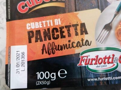 Pancetta affumicata front packaging