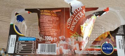 Pancetta affumicata front packaging